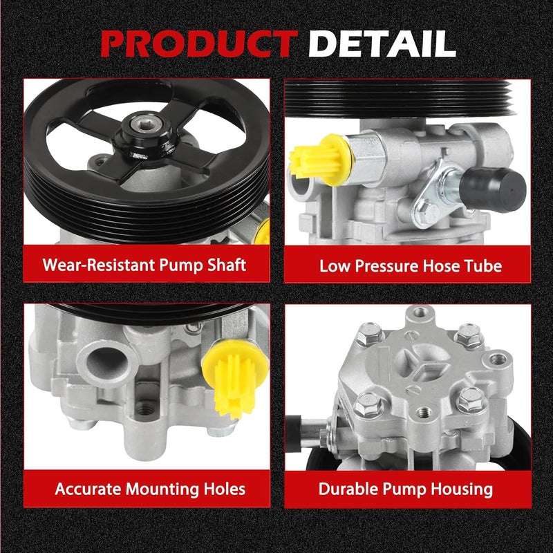 Autodevil Power Steering Pump with Pulley for Jeep Compass, Patriot, and Caliber - Image 4