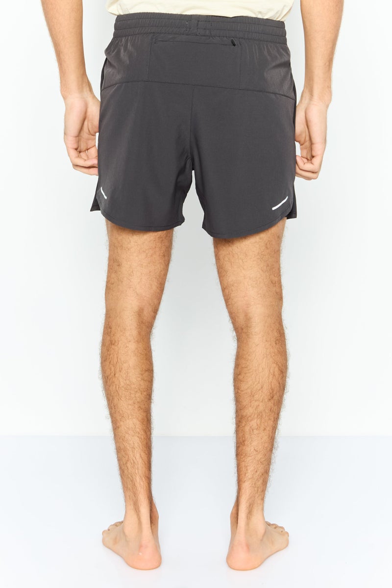 DKNY Men Brand Logo Board Shorts, Grey - Image 4