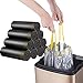 VesipaFly Drawstring Garbage Bags Durable LeakProof Trash Bags 46 Gallon Strong Rubbish Bags Wastebasket Liners for Home Office 60 Counts5 Roll Black - Image 1