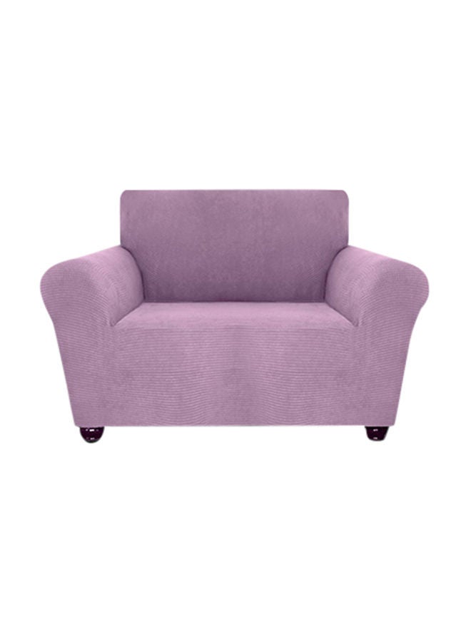NIBEMINENT 1 Seater Washable Stretch Sofa Slipcover Purple 35X7X27centimeter - Image 1