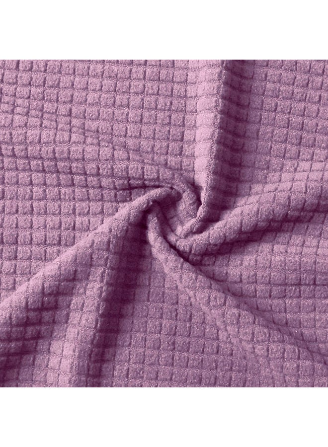 NIBEMINENT 1 Seater Washable Stretch Sofa Slipcover Purple 35X7X27centimeter - Image 3