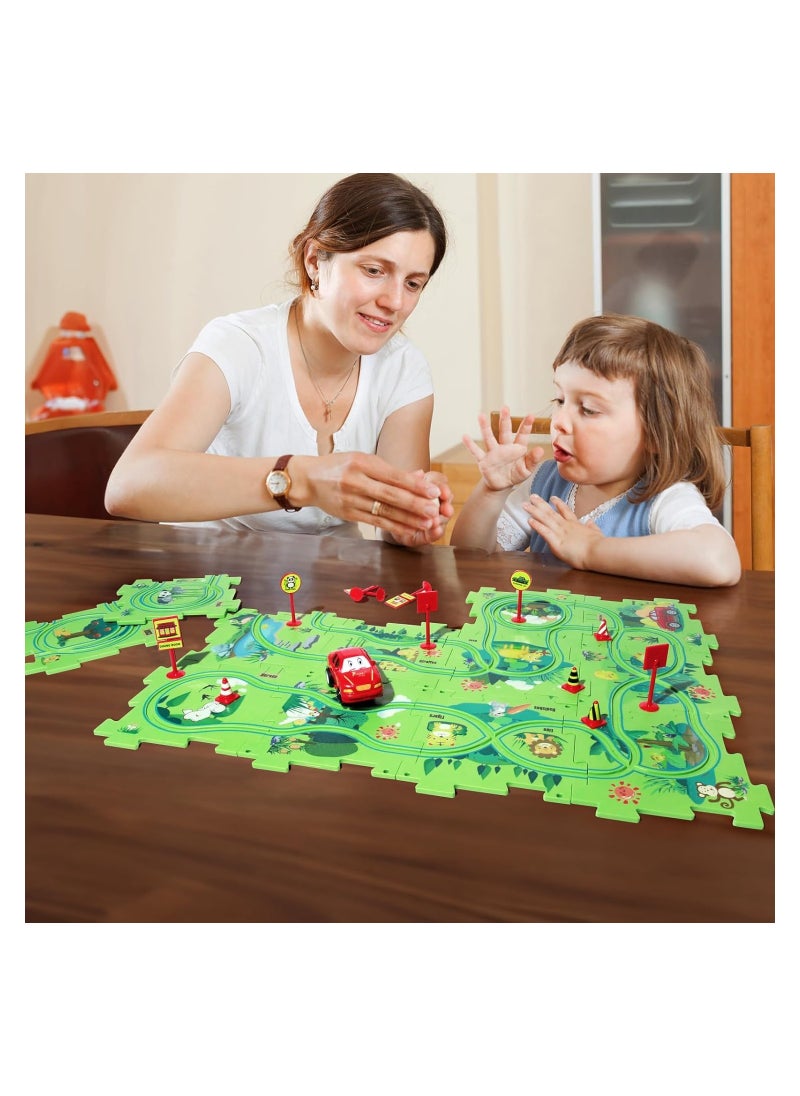 Toddler Puzzle Track Play Set Gift, 25 PCS New Plastic Puzzles - pzsku/ZBE56F1770583C303C370Z/45/_/1700720848/a50fc217-8253-4e55-b418-ce05bd8be239