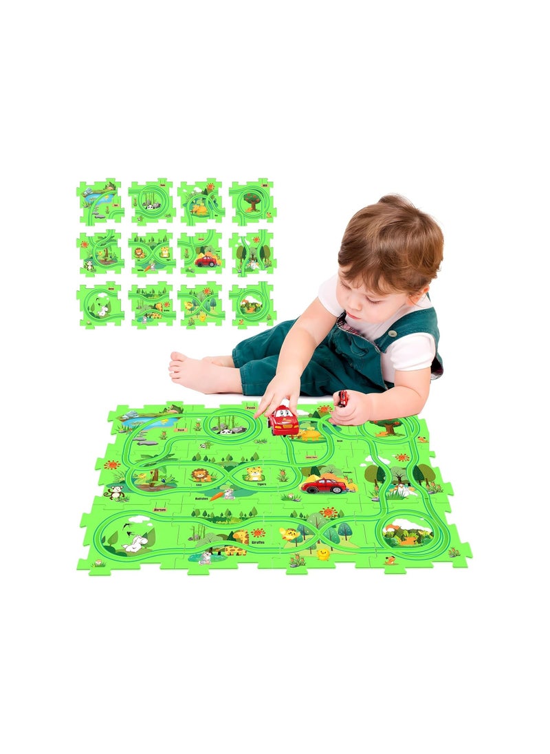 Toddler Puzzle Track Play Set Gift, 25 PCS New Plastic Puzzles - pzsku/ZBE56F1770583C303C370Z/45/_/1700720849/6ca6350e-a382-45a5-88fe-cba4ac44d654