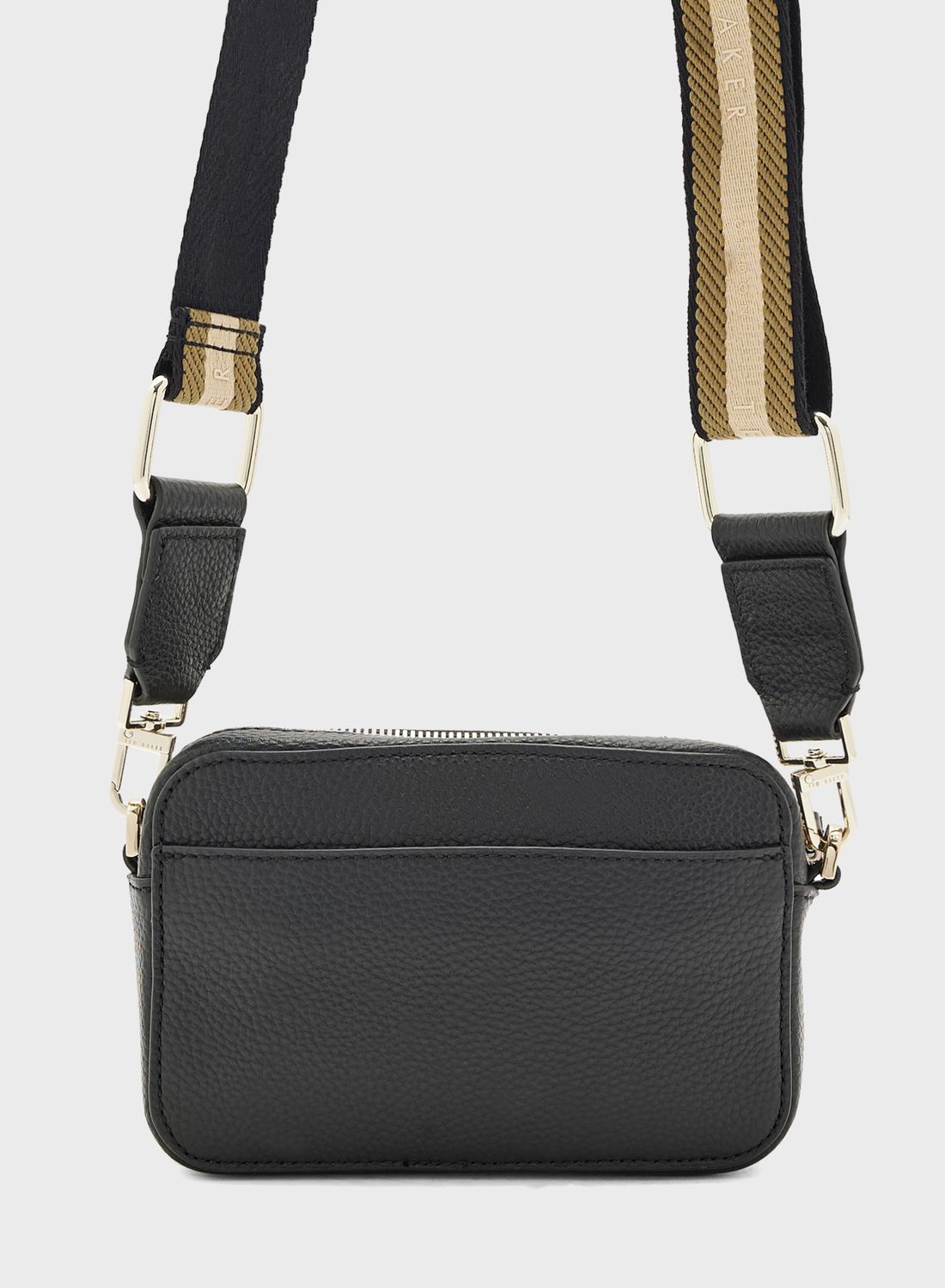 Ted Baker ジマ ノットボウフェイクレザーショッパーバッグ Ted Baker Black Stunna Mini Webbing Cross Body Bag for Women