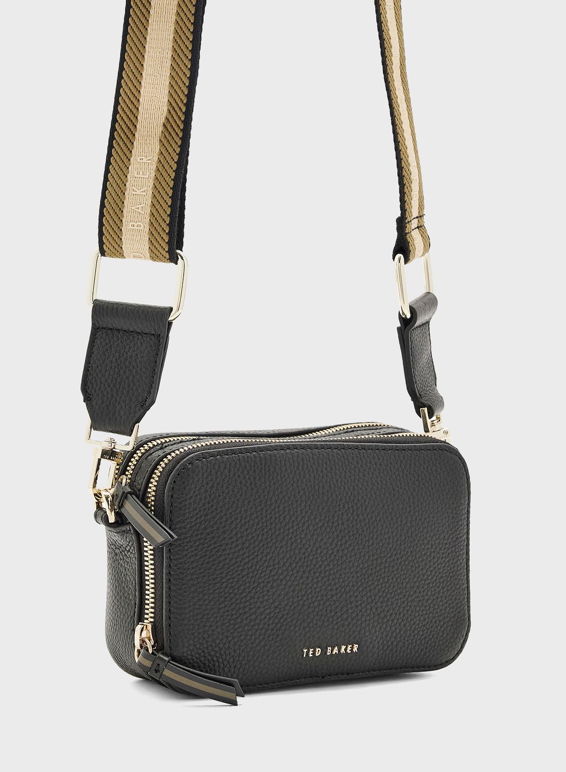 【Ted Baker】Stunna スタナ クロスボディ ショルダー バッグ 黒 Buy Stunna Mini Webbing Cross Body Bag Black for Women | Ted