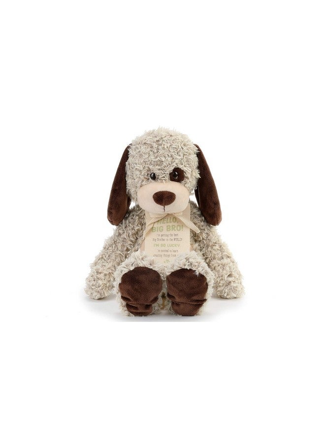 DEMDACO Big Brother Puppy Soft Brown 13 inch Plush Material Stuffed Animal Figure Toy - Image 2