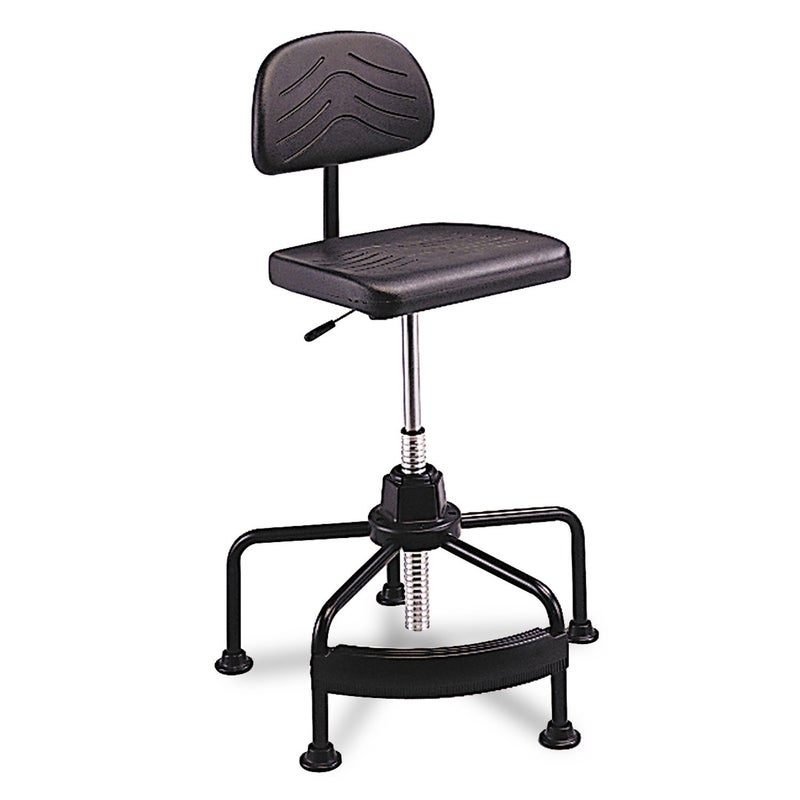 Safco Master HighBack Economy Industrial Workbench Swivel Task Chair Black 5117