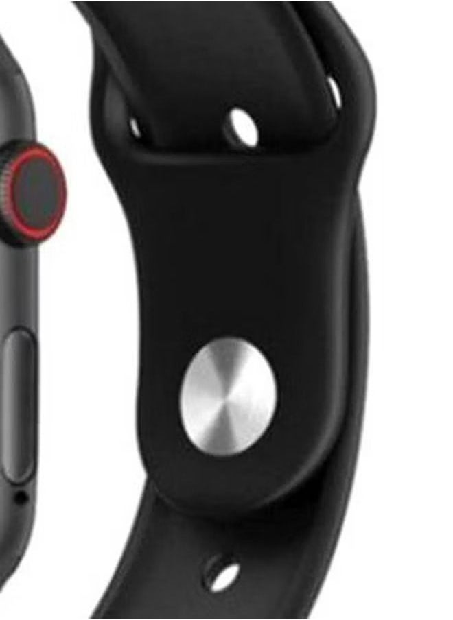 T500 - Bluetooth Full Touch Call Smartwatch With Replaceable Strap Compatible With FitPro System Black - Image 1