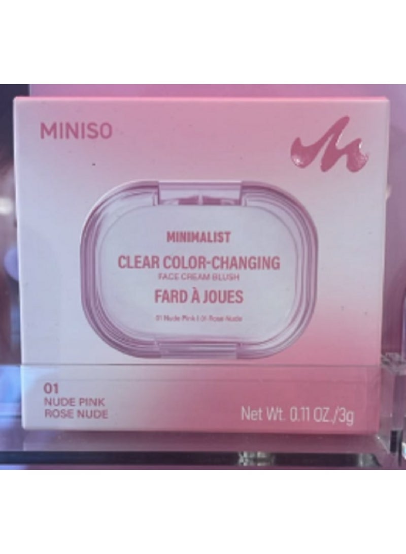 Clear Color Changing Face Cream Blush