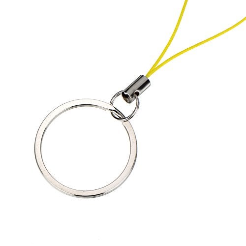 Bememo 20 Pieces Nylon Keychain Lanyard for USB Flash Drive Key Fob Lanyard with Color Strap String Bulk Short Key Ring Loop for ID Card Mp3 Player Keys Cellphone Keychain, 4 Colors - Image 3