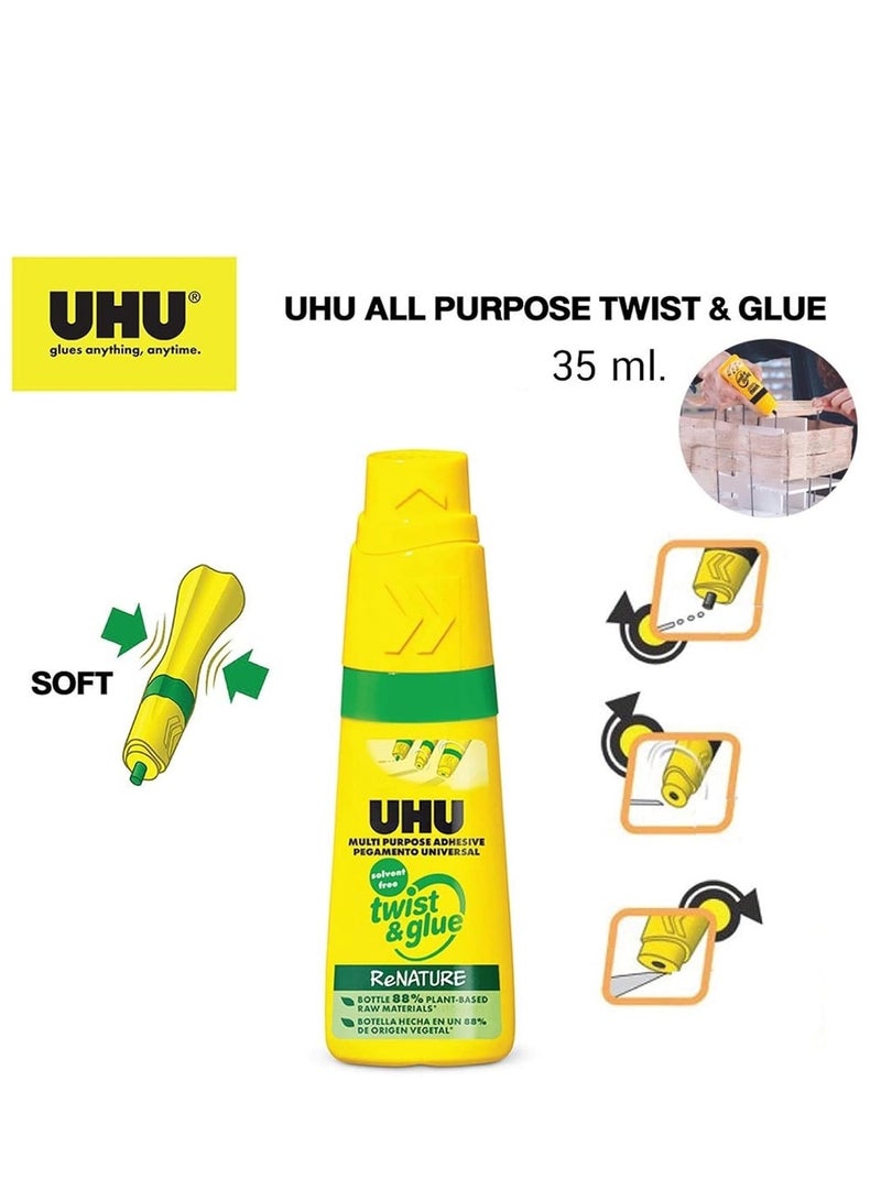 يو إتش يو تويست آند جلو غراء متعدد الأغراض 2X35 مل - Image 5
