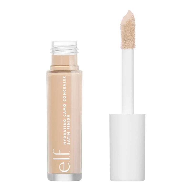 elf Hydrating Camo Concealer Covers Blemishes  UnderEye Circles FullCoverage  Delivers A Satin Finish Vegan  CrueltyFree Light Sand