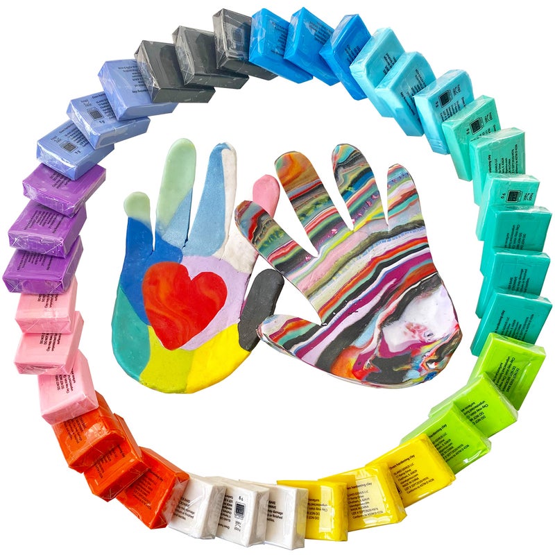 Hapinest Make Your Own Clay Handprint Bowl Kit for Kids, Arts and Crafts for Boys & Girls Ages 6 Years and Up - Image 4