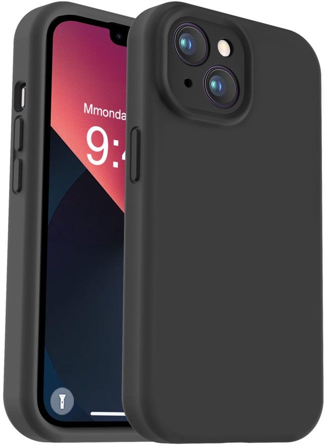 Vooii Compatible with iPhone 13 Case, Liquid Silicone Upgrade [Camera Protection] [Soft Anti-Scratch Microfiber Lining] Shockproof Phone Case for iPhone 13 6.1 inch - Cypress - Image 1