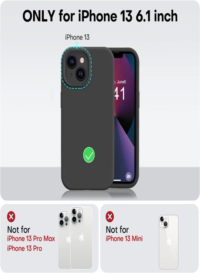 Vooii Compatible with iPhone 13 Case, Liquid Silicone Upgrade [Camera Protection] [Soft Anti-Scratch Microfiber Lining] Shockproof Phone Case for iPhone 13 6.1 inch - Cypress - Image 5