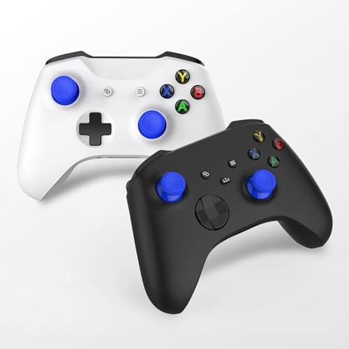 TOMSIN Replacement Joysticks for Xbox One,for Xbox Series X/S Controller,4PCS True Rubberized Thumbsticks Repair Kit for Xbox One Wireless Controller(Blue) - Image 3