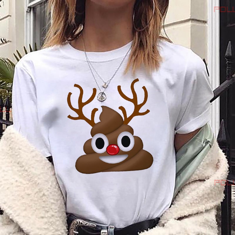 [Same day] cross-border supply of T-shirt printed T-shirt women's short-sleeved women's clothing - Image 1