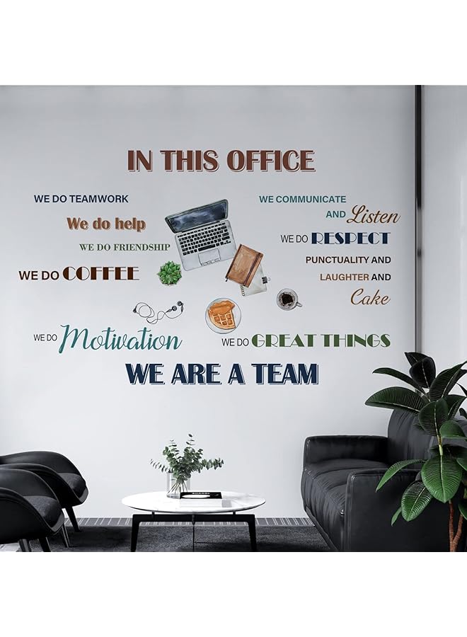 erorex Office Inspirational Quotes Positive Sayings Peel Stick Wall Decals Stickers Colorful Motivational Lettering Teamwork Decorations Company Art Home Decor Gift Dls Us Mfa 059 Fba - Image 3