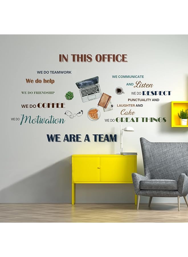 erorex Office Inspirational Quotes Positive Sayings Peel Stick Wall Decals Stickers Colorful Motivational Lettering Teamwork Decorations Company Art Home Decor Gift Dls Us Mfa 059 Fba - Image 4