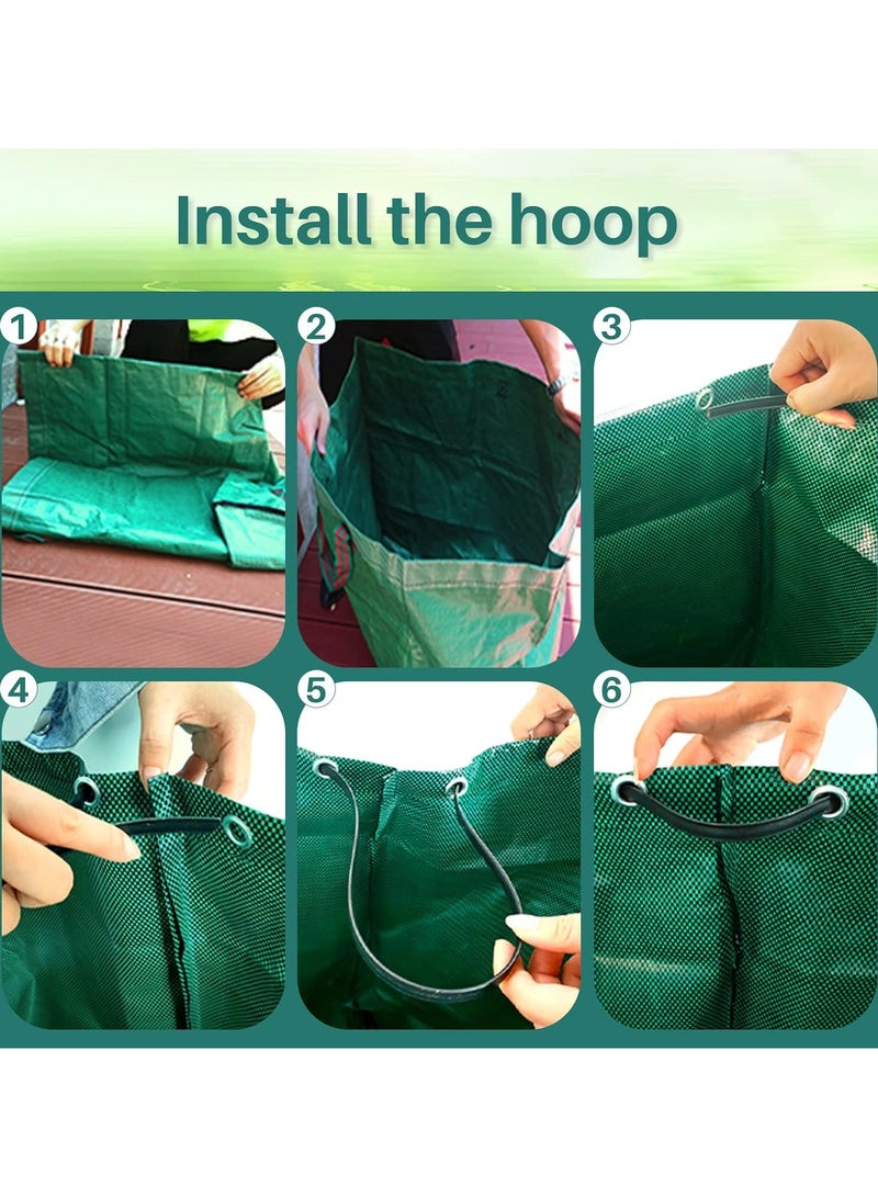 general Garden Waste Bags Heavy Duty Garden Bag, Reusable Garden Bag with Handle, Ideal for Collecting Garden Waste, Plant Waste and Leaves (270L) - Image 2