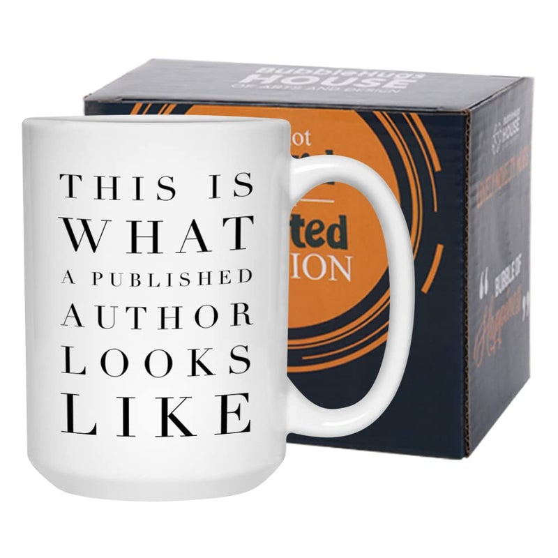 Writer Coffee Mug 15 oz White Author Writers Publisher Columnist Journalist Men Women