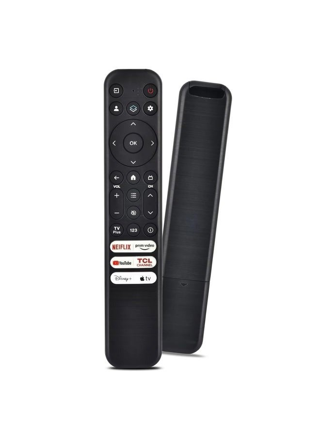 VIVCASE Replacement for TCL Google TV Remote Control,RC813 Compatible with TCL QM8/QM7/Q7/Q6/Q5/S5/S4/S3 4K UHD HDR LED QLED QD-Mini LED Full-HD Smart TVs - Image 1
