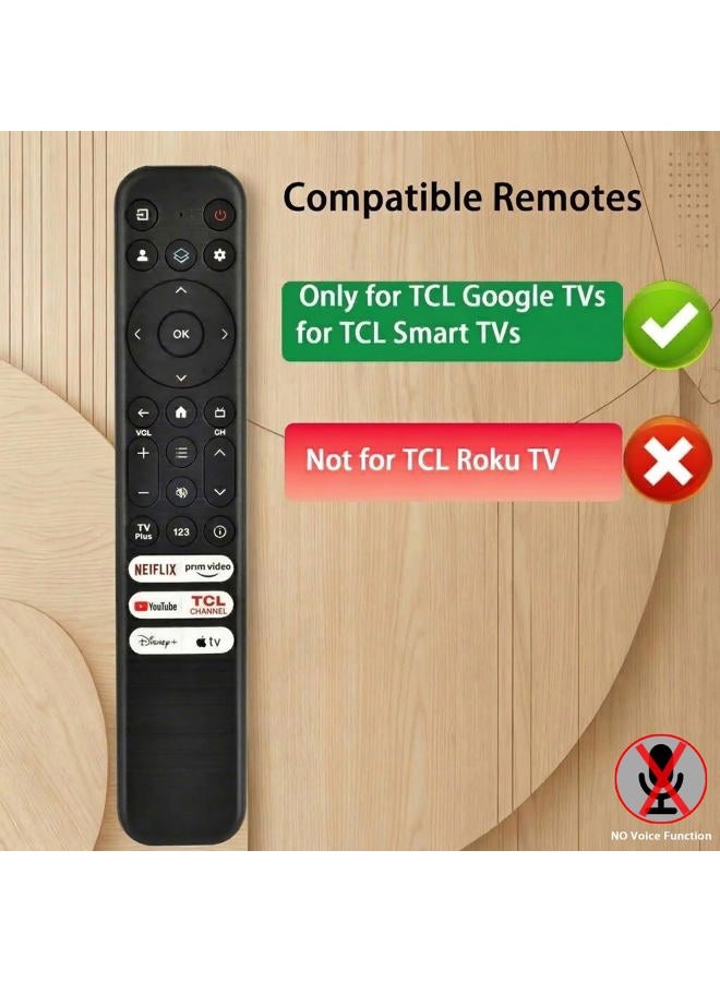 VIVCASE Replacement for TCL Google TV Remote Control,RC813 Compatible with TCL QM8/QM7/Q7/Q6/Q5/S5/S4/S3 4K UHD HDR LED QLED QD-Mini LED Full-HD Smart TVs - Image 3