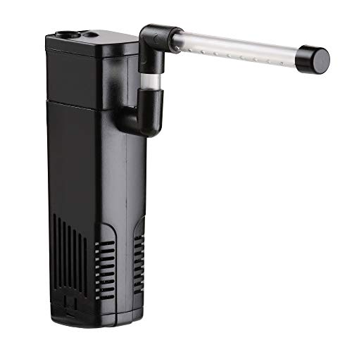NICREW Aquarium Internal Filter, Submersible Power Filter with Multiple Function for Fish Tanks 2 to 5 Gallon, 40 GPH, 3.5W - Image 1