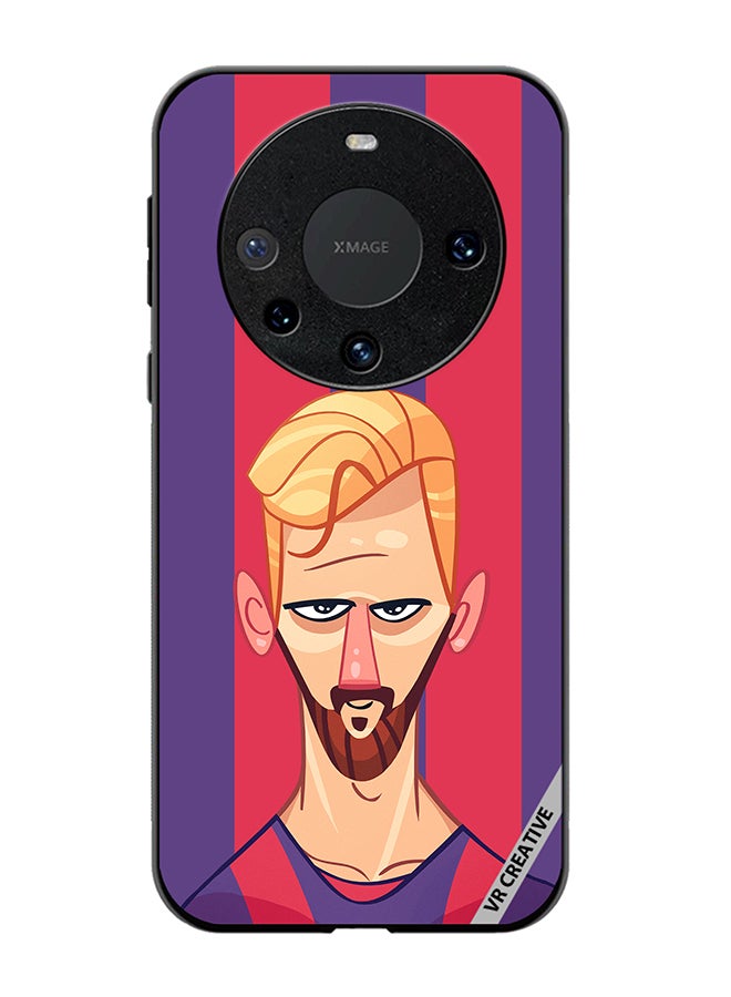 VR CREATIVE Protective Case Cover For Huawei Mate 60 Pro Plus Messi Design Multicolour - Image 1