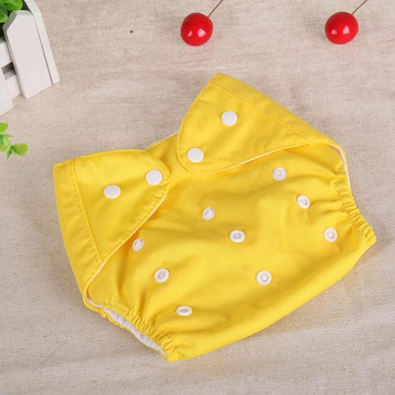Baby Adjustable Cotton Pocket Diapers and Reusable Baby Washable Cloth Diaper Nappies for Babies, Infants, Toddlers, Age 0 to 3 Years (Pack of 5) - Image 5