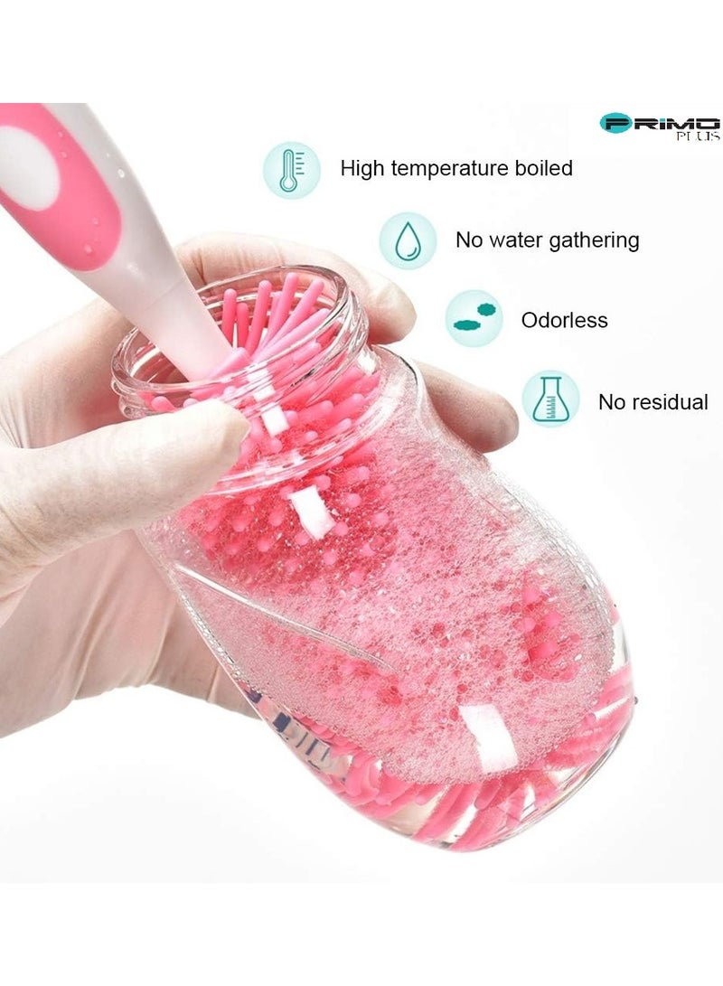 بريمو بلس فرشاة من السيليكون لتنظيف زجاجات الرضاعة 2 في 1 - Image 2