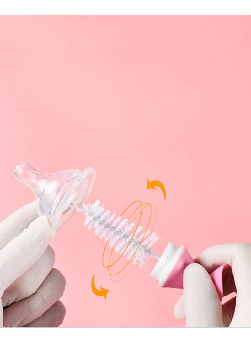 بريمو بلس فرشاة من السيليكون لتنظيف زجاجات الرضاعة 2 في 1 - Image 4