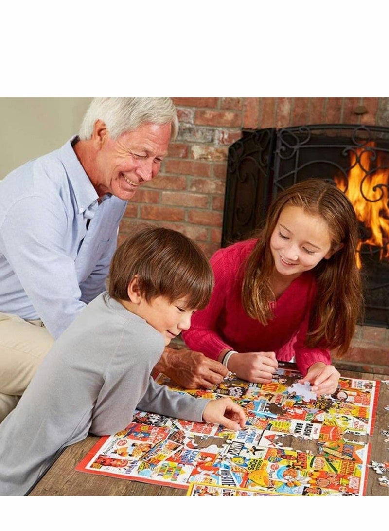 Star Train Puzzle, 1000 Piece Difficult Puzzle Art, Jigsaw Puzzles Landscapes Adults, Pieces Fit Together Perfectly, Puzzle Game for Funny Family Games, Home Decoration(27.56×19.68 Inch) - Image 3