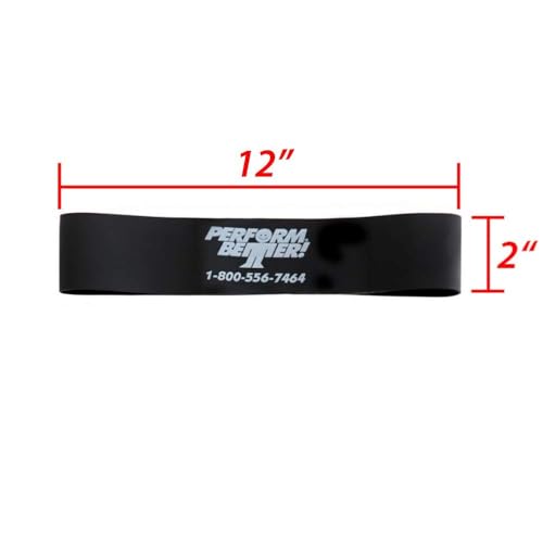 Perform Better XL Mini Band Exercise Bands (10) - Black - Extra Heavy Resistance, j Set of 10-12x2 (5473-pack) - Image 2