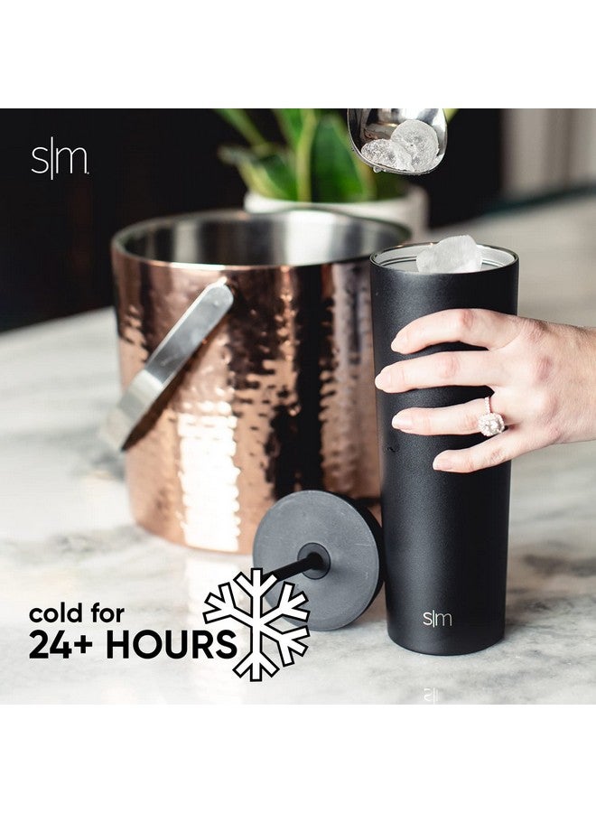 Simple Modern Insulated Tumbler with Lid and Straw | Iced Coffee Cup Reusable Stainless Steel Water Bottle Travel Mug | Gifts for Women Men Her Him | Classic Collection | 28oz | Almond Birch - Image 5