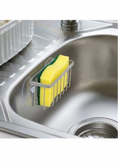Excefore Sink Rag Holder, Kitchen Caddy Organizer Sponge Holders 3-in-1 Adhesive Brush Scrub Dishcloth Rack Hanger Storage Stainless Steel No Drilling Rust Proof  - Image 3