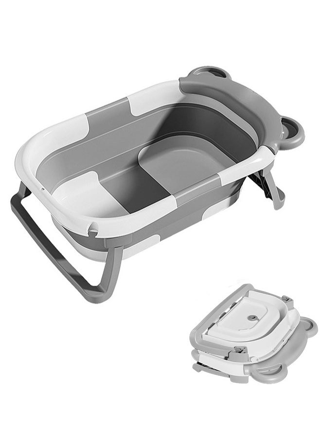 ShebSheb Foldable Baby Bath Tub,Portable Travel Baby Bathtub for Newborn  - Image 1