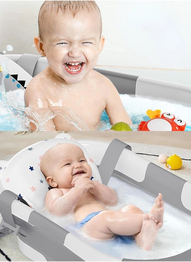 ShebSheb Foldable Baby Bath Tub,Portable Travel Baby Bathtub for Newborn  - Image 5
