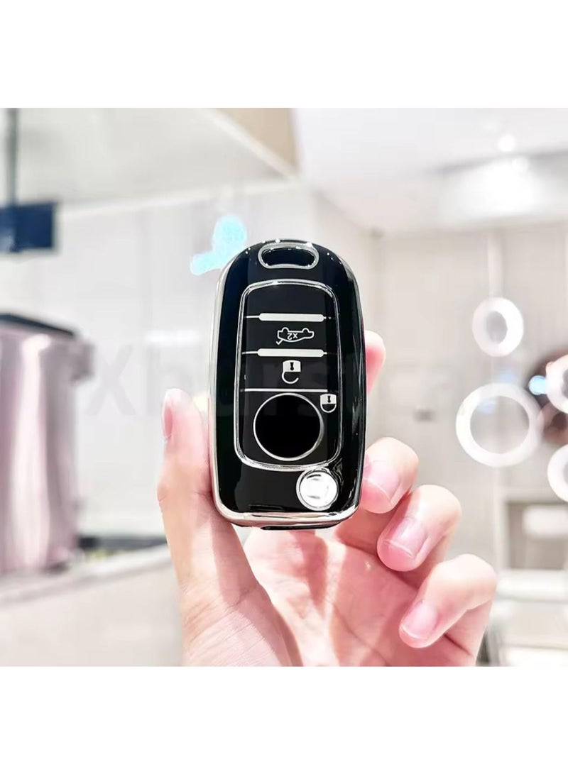 UShop U-Shop Protective Cover ✔ for Car Remote Key, Heat Resistant Polyurethane, Compatible with Fiat Tipo - Image 3