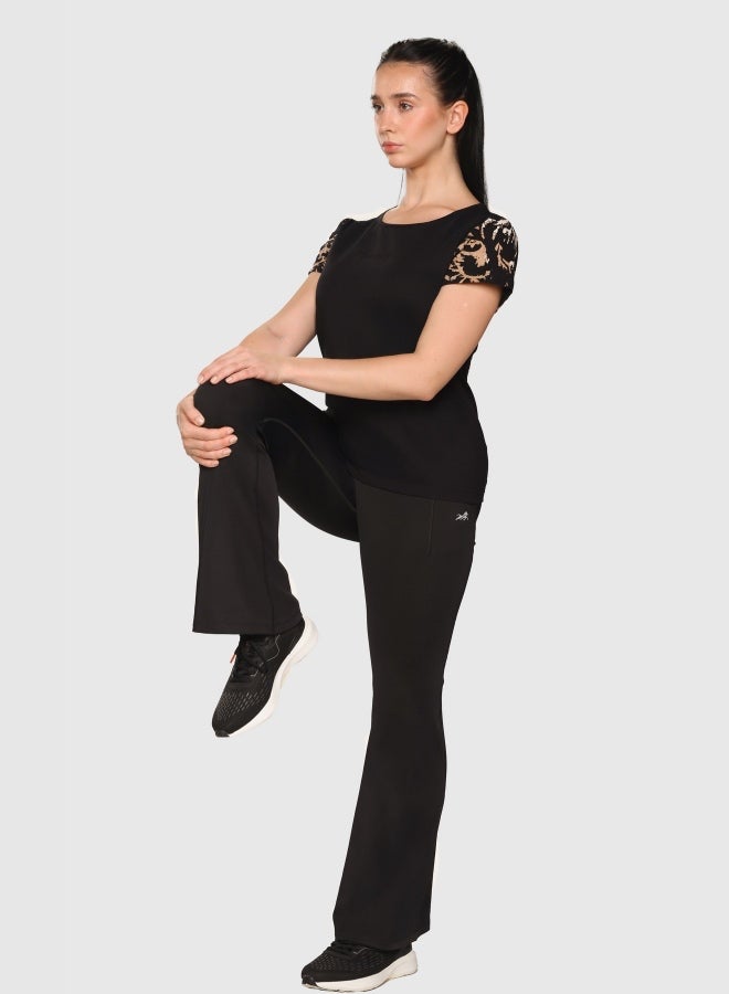 ماسلميند بلوزة نسائية بحمالات مدمجة من قماش فائق النعومة مقاوم للتجعد، قابل للتمدد، يحافظ على شكله، ومتين لراحة طوال اليوم، دعم متوسط - Image 5