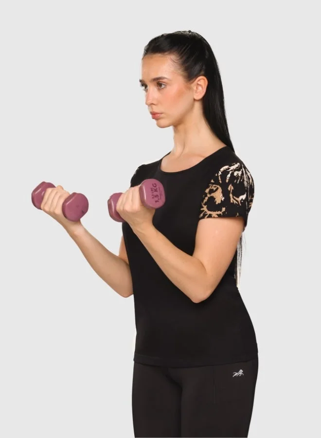 Musclemind Black Women's In-Built Bra Top for Women | Best Price UAE