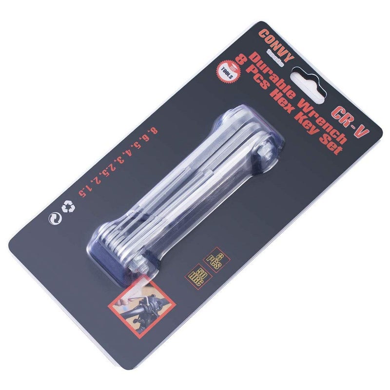 Param Metric Folding Hex Key Set 8 Pieces - Image 5