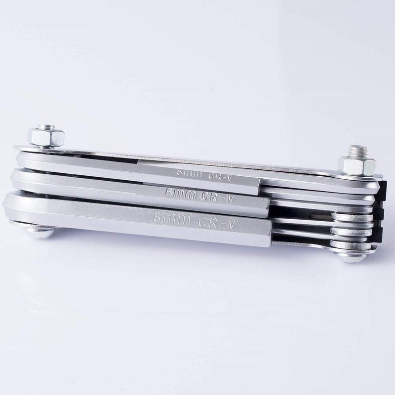 Param Metric Folding Hex Key Set 8 Pieces - Image 3