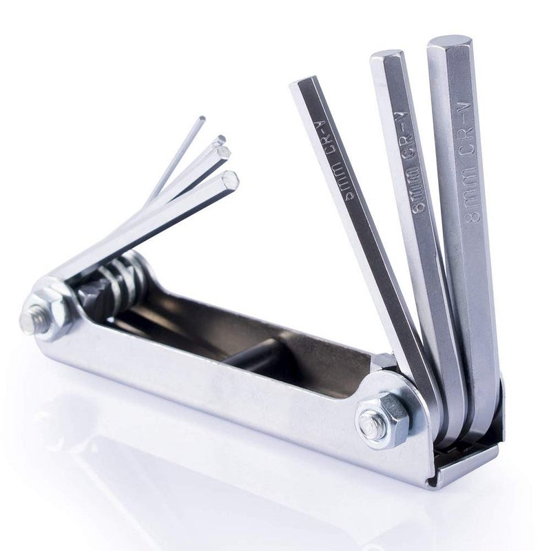 Param Metric Folding Hex Key Set 8 Pieces - Image 1