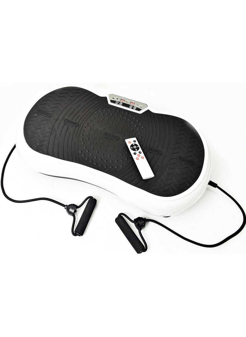 DubaiGallery - Vibration Plate Fitness Machine, Full Body Exercise Vibration Fitness Platform, Weight Loss and Body Shaping Exercise Machine, Body Beauty and Fat Removal Machine, Including Bluetooth, Pull Cord, Touch Screen, Remote Control, Music - Image 1