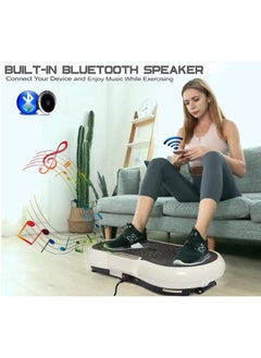 DubaiGallery Vibration Plate Fitness Machine, Full Body Exercise Vibration Fitness Platform, Weight Loss and Body Shaping Exercise Machine, Body Beauty and Fat Removal Machine, Including Bluetooth, Pull Cord, Touch Screen, Remote Control, Music  - Image 2