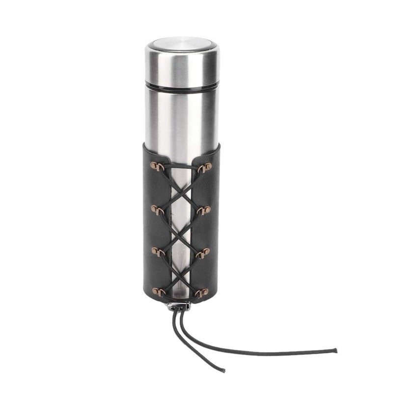 Motorcycle Drink Cup Holder Adjustable Black Elastic String Easy Installation - Image 3