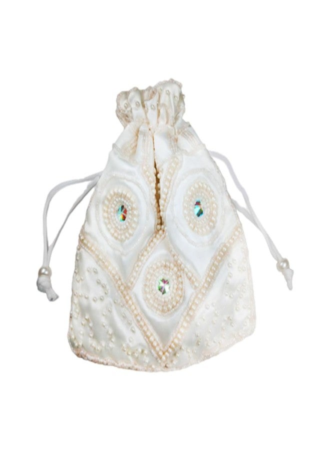 MAYAPURI Potli Bags for Women Evening Bag/Ethnic Bride Purse with Drawstring - Image 1