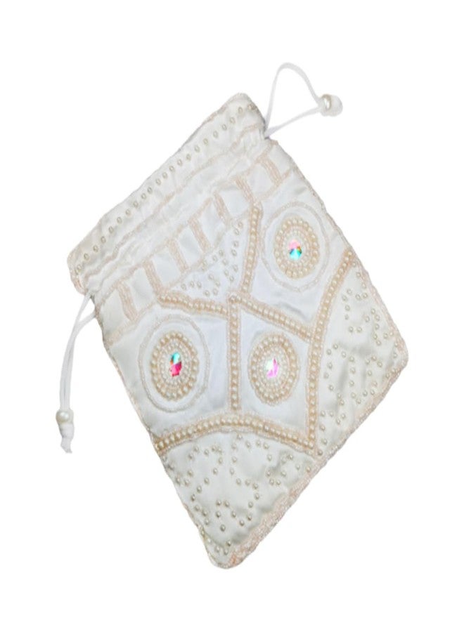 MAYAPURI Potli Bags for Women Evening Bag/Ethnic Bride Purse with Drawstring - Image 3