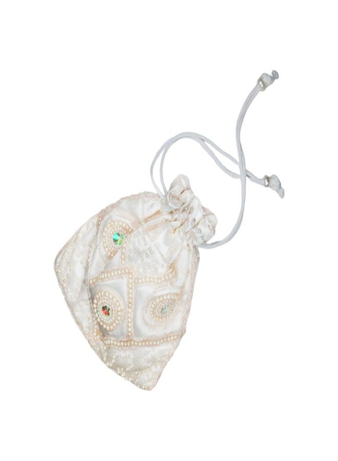 MAYAPURI Potli Bags for Women Evening Bag/Ethnic Bride Purse with Drawstring - Image 4